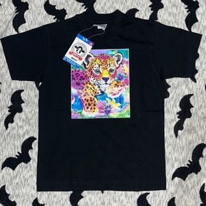 Vintage Lisa Frank Rainbow Leopard Cub Tshirt Size 10-12